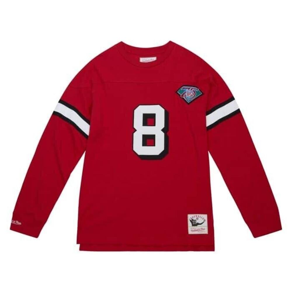 Mitchell & Ness Steve Young San Francisco 49ers Throwback Long Sleeve Shirt 4XL